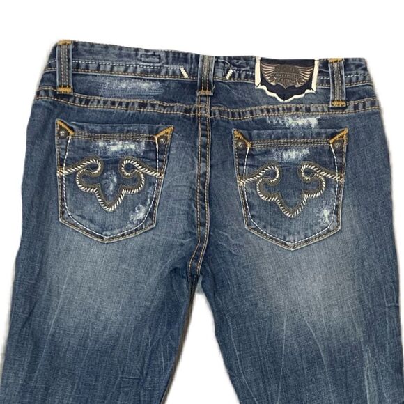 rerock for express distressed boot cut jeans - Picture 12 of 14